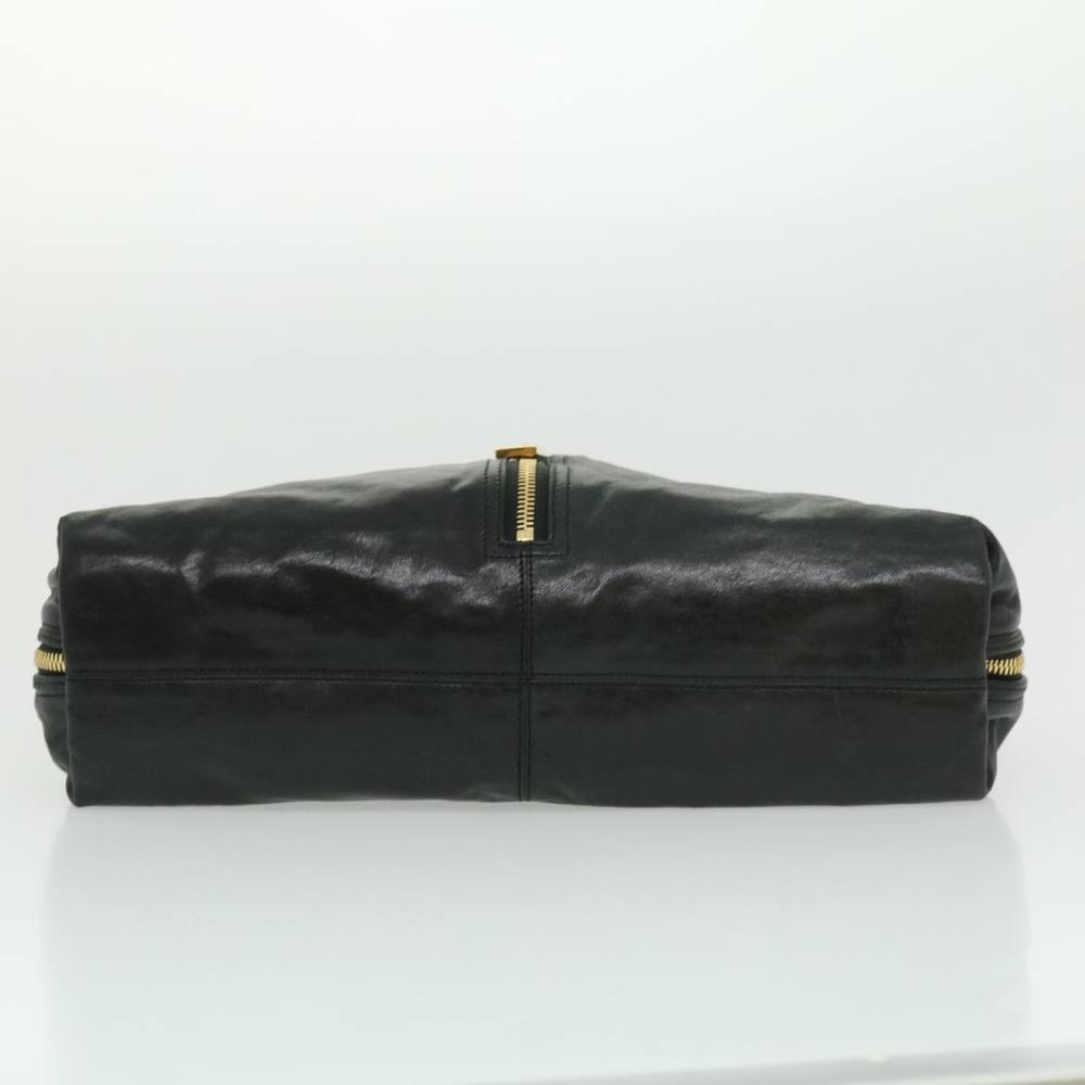 FENDI Tote Bag Leather Black Auth bs1443 - Picture 6 of 10
